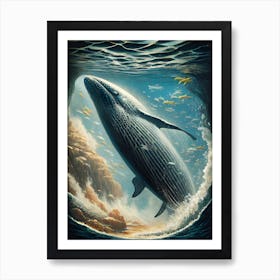 Humpback Whale Art Print