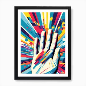 Pop Hand Art Print