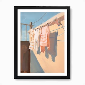 Laundry Poems Art Print