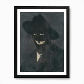 Black Man In Hat Affiche