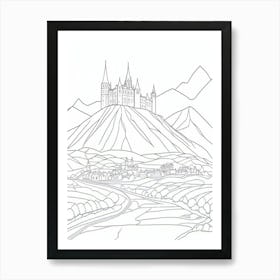 Scottish Castle Art Print