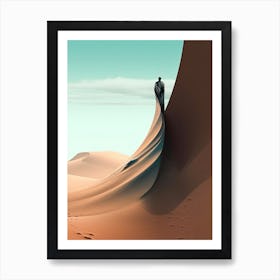Dune Sand Desert Sculpture 2 Art Print