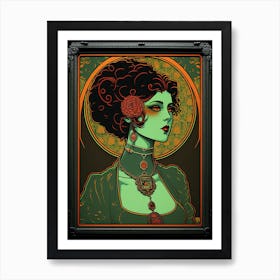 Ghoul Girl Art Print