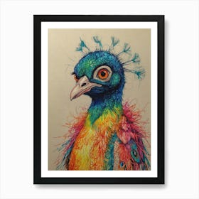 Peacock 24 Art Print