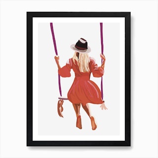 Fashion Swing Art Print