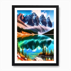 Mountain Lake 30 Art Print