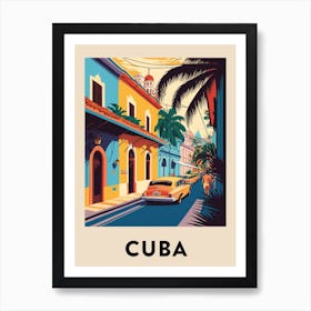 Cuba 3 Vintage Travel Poster Art Print
