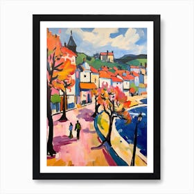 Santander Spain 7 Fauvist Painting Art Print