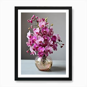 Orchids In A Vase Art Print