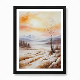 Winter Landscape 46 Art Print