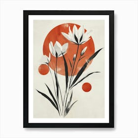 Asian Tulips Poster