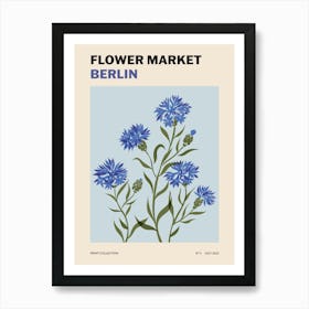 Berlin Flower Market Art Print