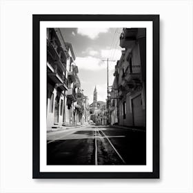 Sanremo, Italy, Black And White Photography 2 Art Print