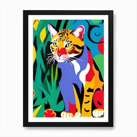 Tiger In The Jungle 5 Art Print