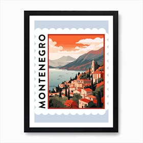 Montenegro 2 Travel Stamp Poster Art Print