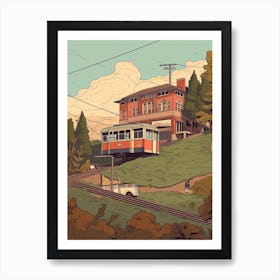 Atlanta Travel Illustration Art Print