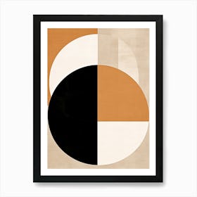 Monochrome Geometric Visions Art Print