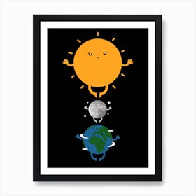 Sun Eclipse 1 Art Print