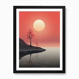 Surreal Abstract Minimalist 8 Art Print