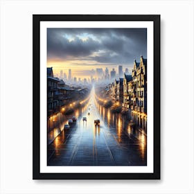 San Francisco Cityscape Art Print