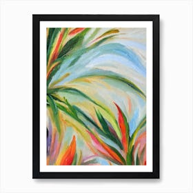 Tillandsia 3 Impressionist Painting Art Print