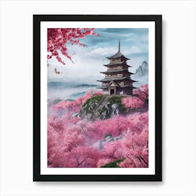 Sakura Blossoms 8 Art Print