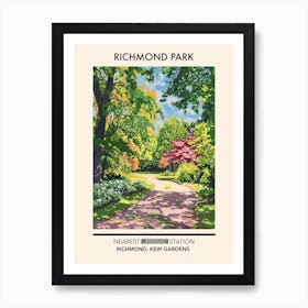 Richmond Park London Parks Garden 1 Art Print