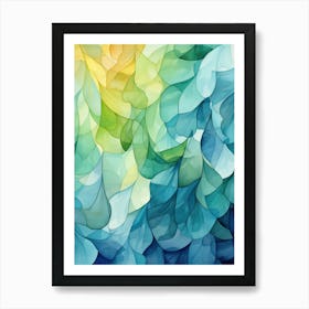 Abstract Watercolor Background Art Print