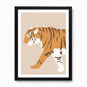 Tiger Jungle Safari Art Print