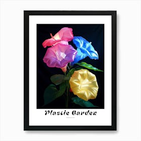 Bright Inflatable Flowers Poster Morning Glory 5 Art Print