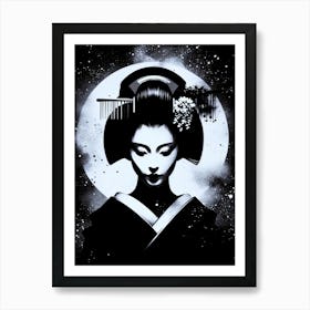 Creativel Geisha Illustration 150 Art Print