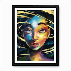 Galaxy Girl Poster