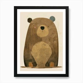 Bear Illustration Art Print