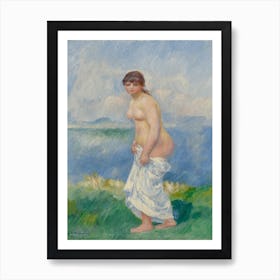 Standing Bather (c. 1885), Pierre Auguste Renoir Art Print