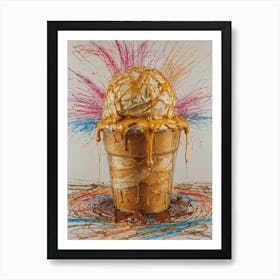 Ice Cream Sundae 22 Art Print