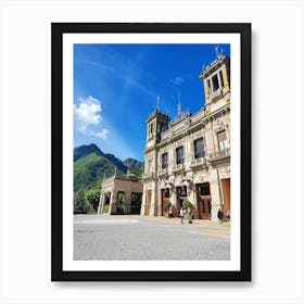 Italy San Pellegrino Terme hotel palace Art Print