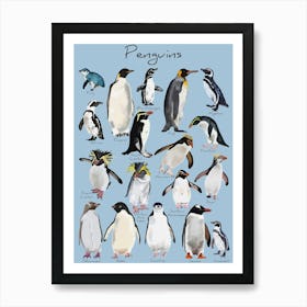 Penguins Art Print