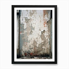 An Abstract Textured Wall As Old As Time And Fragmented By Years Of Wear And Tear Serving As The (2) Art Print