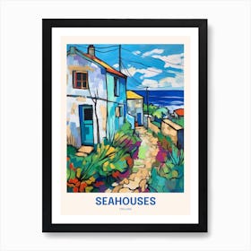 Seahouses England 2 Uk Travel Poster Art Print