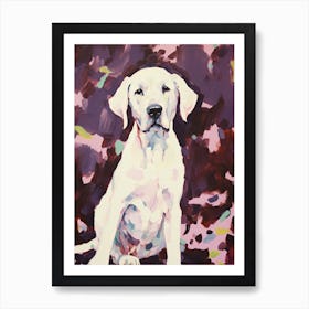 A Great Dane Dog Painting, Impressionist 1 Art Print