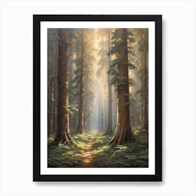 Path In The Woods 4 Art Print