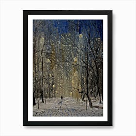 New York-Winter Art Print