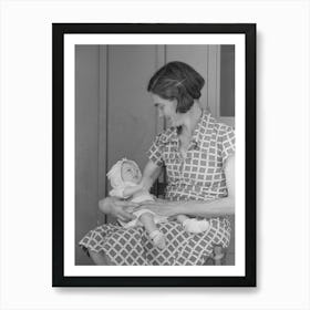 Mother And Child At The Agua Fria Migratory Labor Camp, Arizona By Russell Lee Art Print