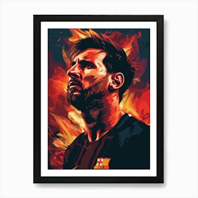 Lionel Messi Art Print