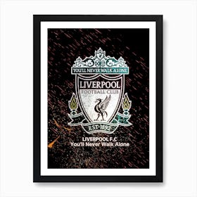 Liverpool Fc Logo Art Print