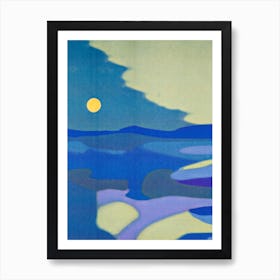 Blue Dunes Art Print