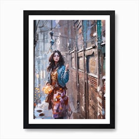 Street love Art Print