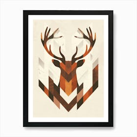 Deer Head 1 Art Print