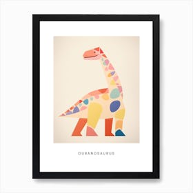 Nursery Dinosaur Art Ouranosaurus 3 Poster Art Print