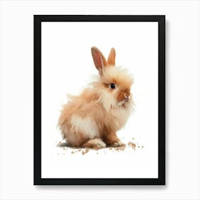 English Angora Nursery Illustration 2 Art Print